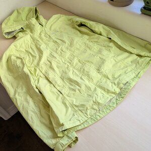 Marmot Women’s Lightweight Rain Jacket – Size S, Bright Green, Used